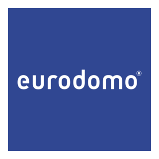 Eurodomo White Logo PNG Vector