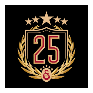 GALATARASAY 25. ŞAMPİYONLUK Logo PNG Vector