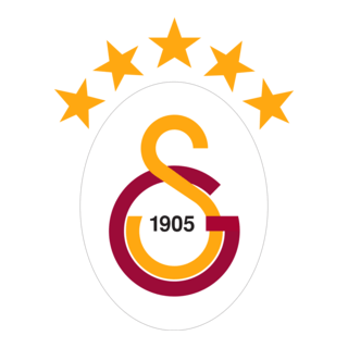 Galatasaray Spor Kulubü 5 Yıldızlı Arma Logo PNG Vector