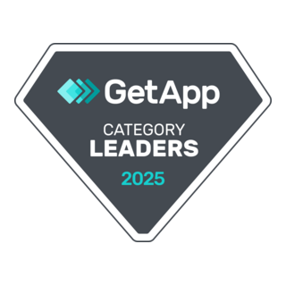 GetApp Category Leaders 2025 Badge Logo PNG Vector