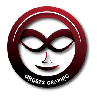 Ghost Grapich Logo PNG Vector
