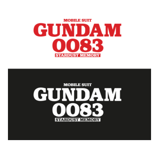 Gundam 0083 Logo PNG Vector