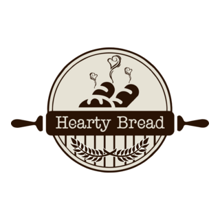 Hearty Bread Logo PNG Vector