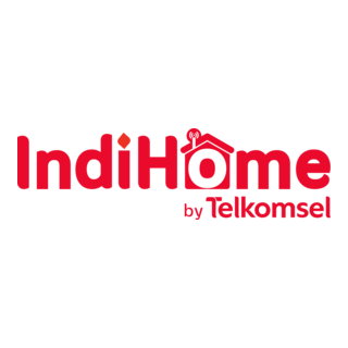 IndiHome by Telkomsel Logo PNG Vector