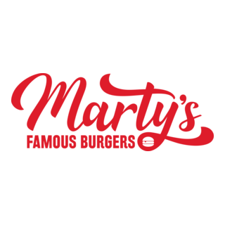 Marty's Famous Burgers Logo PNG Vector