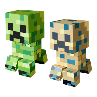 Minecraft Creeper Logo PNG Vector