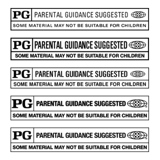 Motion Picture Association - PG Rating Logo PNG Vector