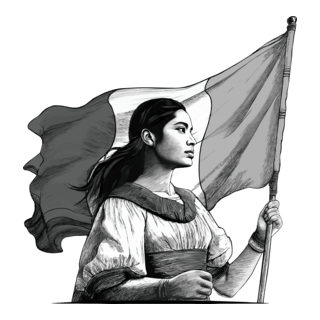 Mujer Indígena Gobierno de México Logo PNG Vector