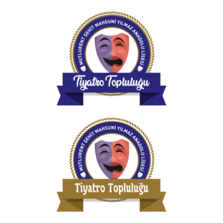 Mutlukent ŞMY Anadolu Lisesi Tiyatro Topluluğu Logo PNG Vector