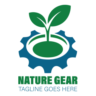 Nature gear Logo PNG Vector