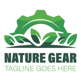 Nature gear Logo PNG Vector