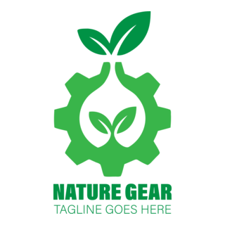 Nature gear Logo PNG Vector