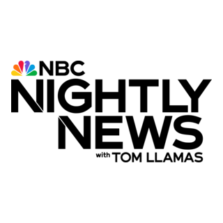 NBC Nightly News with Tom Llamas Logo PNG Vector