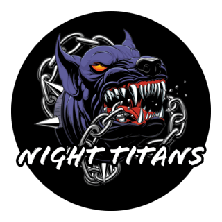 Night Titans dog Logo PNG Vector