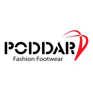 Poddar Fashion Footwear Logo PNG Vector