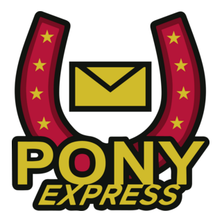 Pony Express Logo PNG Vector