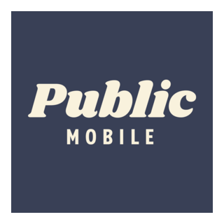 Public Mobile Logo PNG Vector