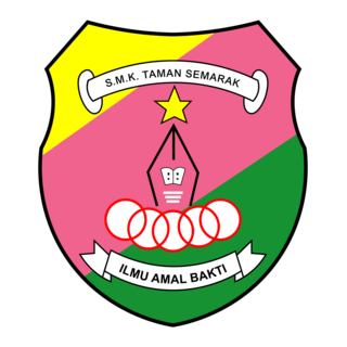 Sekolah menengah kebangsaan taman semarak Logo PNG Vector