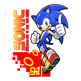 Sonic 91 Logo PNG Vector