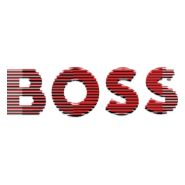 BOSS Line Chop Logo PNG Vector