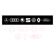 Car brand audi mercedes vw skoda seat ford Logo PNG Vector