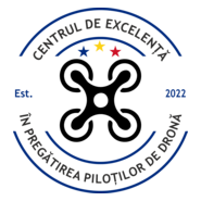 Excelență în Pregătirea Piloților de Dronă Logo PNG Vector