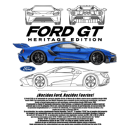 Ford GT Logo PNG Vector