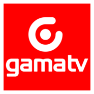 Gama tv fondo rojo Logo PNG Vector