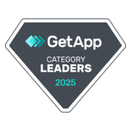 GetApp Category Leaders 2025 Badge Logo PNG Vector