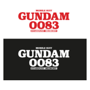 Gundam 0083 Logo PNG Vector