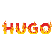 HUGO Dande Flame Logo PNG Vector