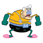 Mermaid Man Logo PNG Vector