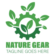 Nature gear Logo PNG Vector