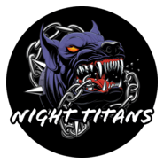 Night Titans dog Logo PNG Vector