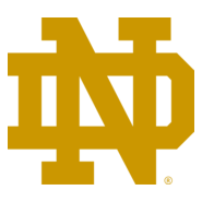 Notre Dame Logo PNG Vector