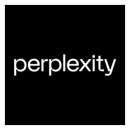 Perplexity AI Wordmark White Logo PNG Vector