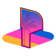 PS5 GTA VI Miami Style Logo PNG Vector