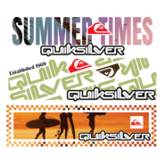 QUIKSILVER 2 PACK 22Cm 3Pcs Logo PNG Vector