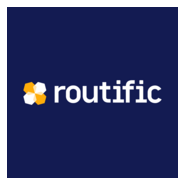Routific White Logo PNG Vector