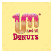 UM AMÔ DE DONUTS Logo PNG Vector