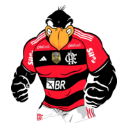 URUBU MASCOTE MOSAICO FLAMENGO Logo PNG Vector