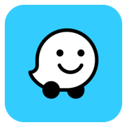 Waze app icon Logo PNG Vector