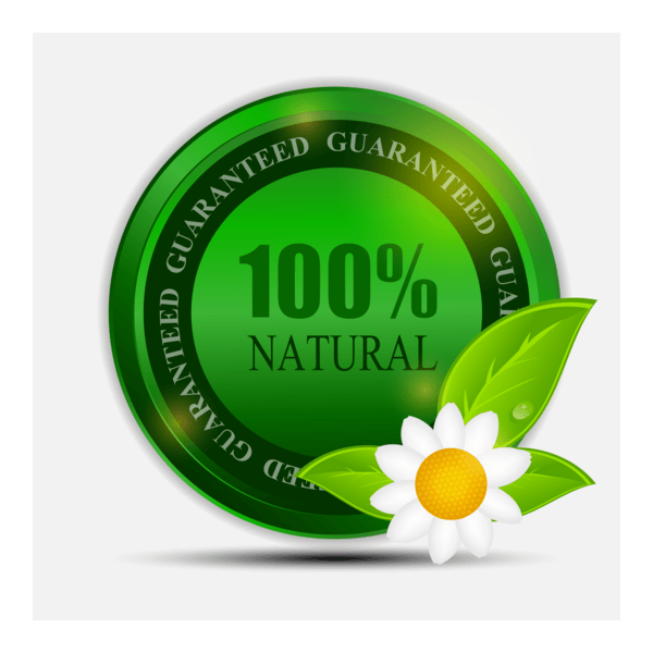 100 % Natural Ggreen Logo PNG Vector