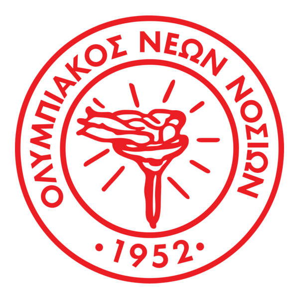 AES Olympiakos Neon Liosion Logo PNG Vector