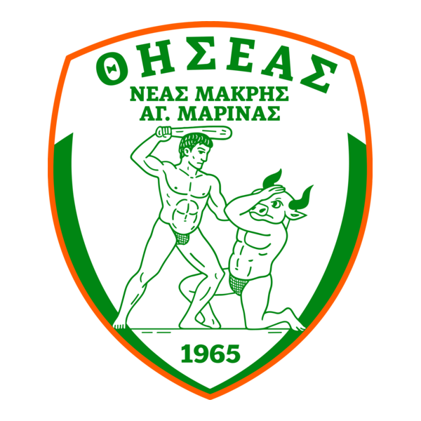 AGS Thiseas Agias Marinas (Neas Makris) Logo PNG Vector