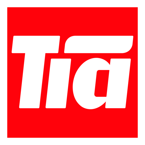 Almacenes Tia nuevo fondo rojo Logo PNG Vector