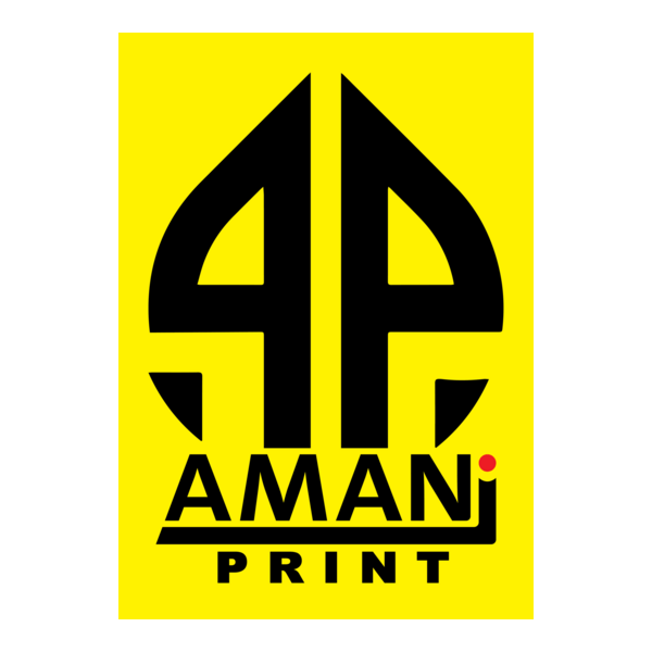 Amanj Print Brand Logo PNG Vector