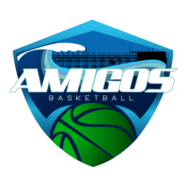 Amigos Basketball Logo PNG Vector