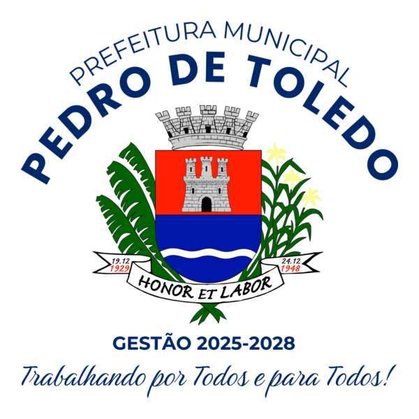 Brasão Prefeitura Pedro de Toledo Logo PNG Vector