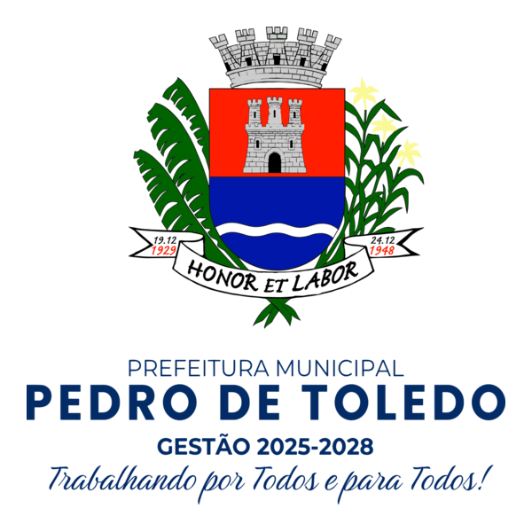 Brasão Prefeitura Pedro de Toledo Logo PNG Vector